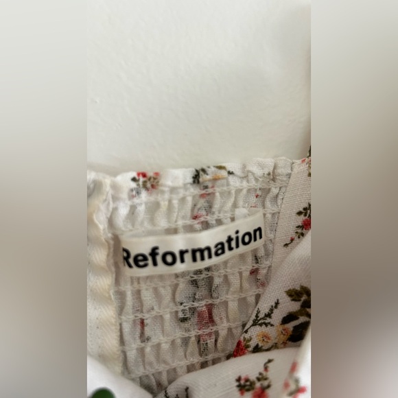 Reformation linen floral pattern dress - Picture 3 of 5